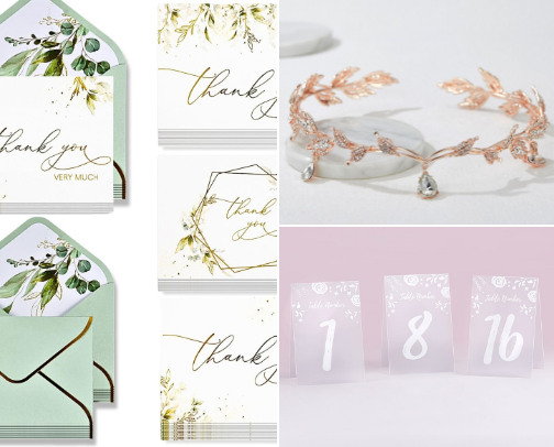 Wedding Bits and Baubles for the Bride on a Budget cover photo collage