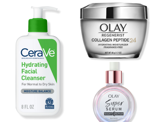 Graceful Glow: Skin Care Favorites for Mature Skin cover photo collage