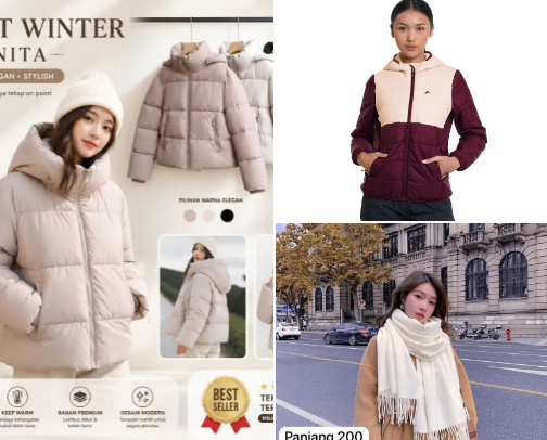 ​Winter fashion Inspo ❄️ cover photo collage
