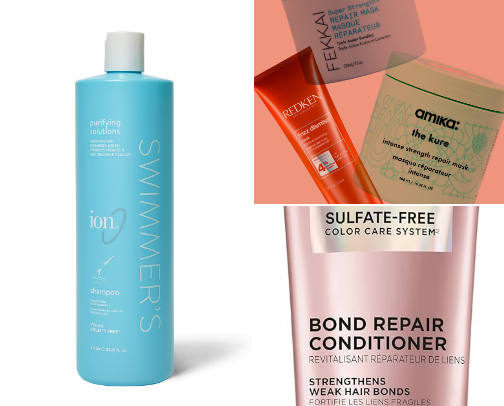 Hair treatments cover photo collage