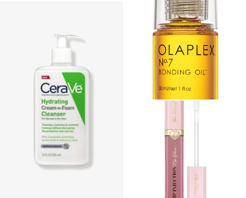 Cosmetics cover photo collage
