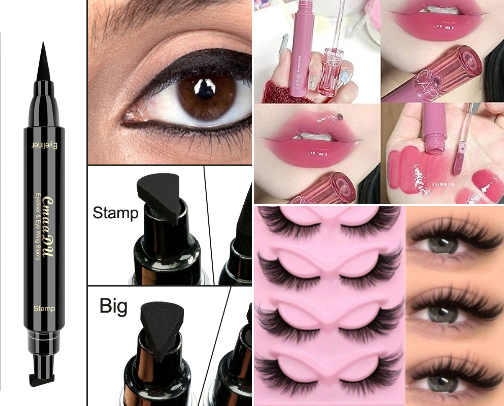 SHEIN affordable make-up set cover photo collage