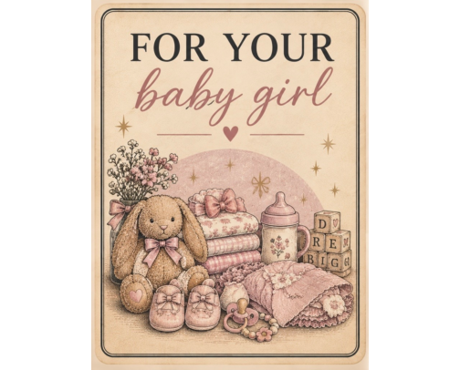 For your Baby Girl cover photo collage