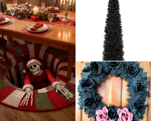 Spooky Christmas!! cover photo collage