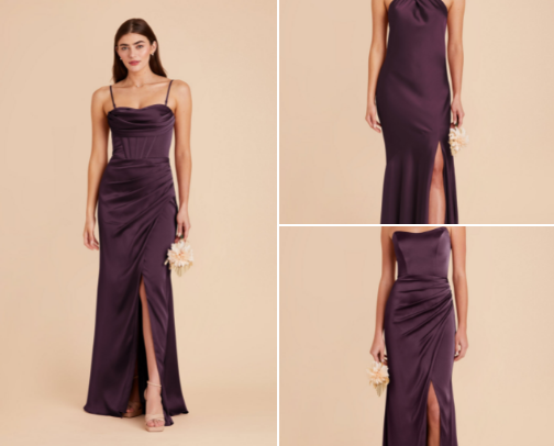 Plum and Olive Wedding Theme | Bridesmaid Dresses, Decor, Invitations & Reception Ideas cover photo collage