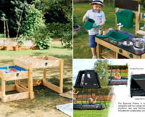 The great outdoors! Great items for children to use and play with outside and in the garden. cover photo collage