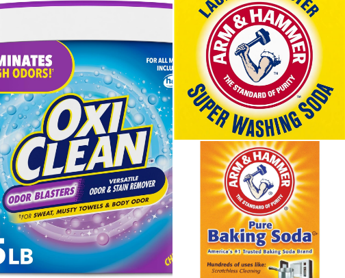 Homemade laundry detergent supplies cover photo collage