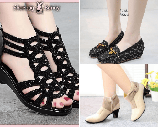 women's shoes cover photo collage
