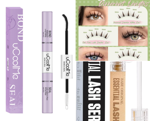Lash Care🫧 cover photo collage