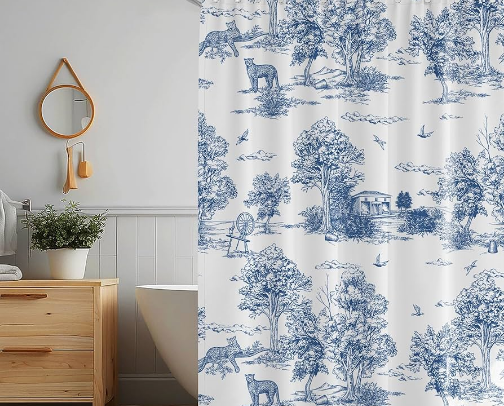 Blue and White Chic cover photo collage