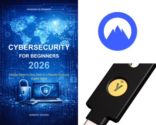 Cybersecurity Made Simple: Books & Tools for Safer Online Life cover photo collage