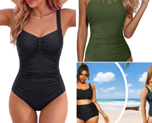 One Piece Swimsuits That Actually Made Me Feel Confident at the Pool cover photo collage
