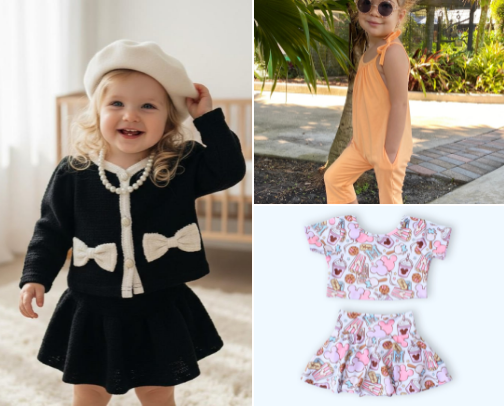 Baby/Toddler/Kids Fashion Finds | Etsy Edition cover photo collage