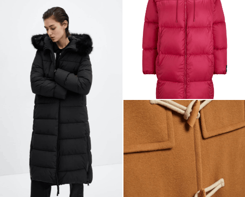 Cosy clothes cover photo collage