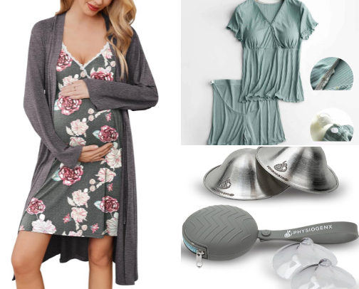 Postpartum essentials cover photo collage