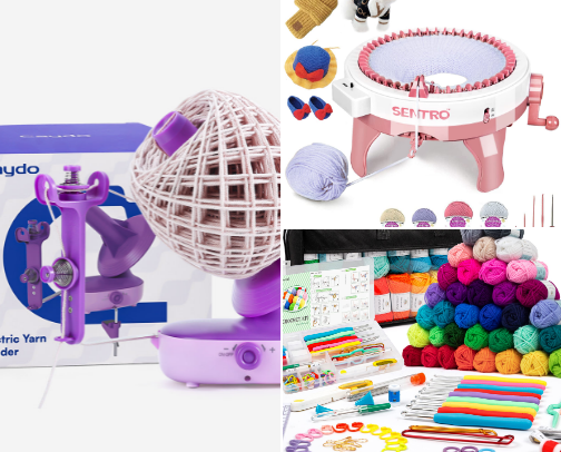 "Loops and Lovely things" cover photo collage