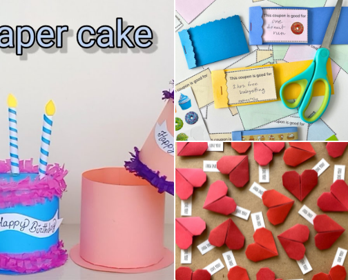 Easy crafts as gifts!! cover photo collage