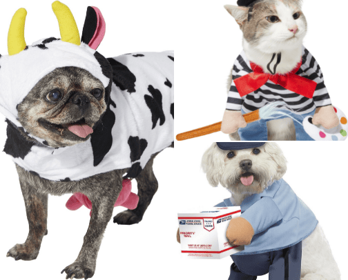 Halloween costumes Fur Babies! cover photo collage