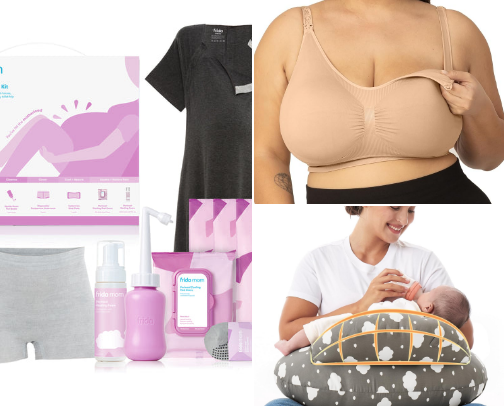 The Ultimate Hospital Bag Essentials for First-Time Moms cover photo collage