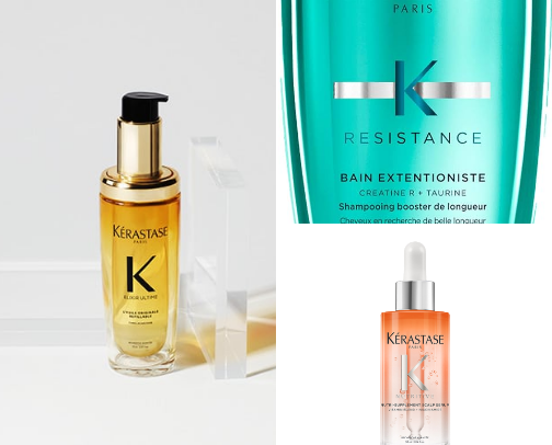 KÉRASTASE products cover photo collage