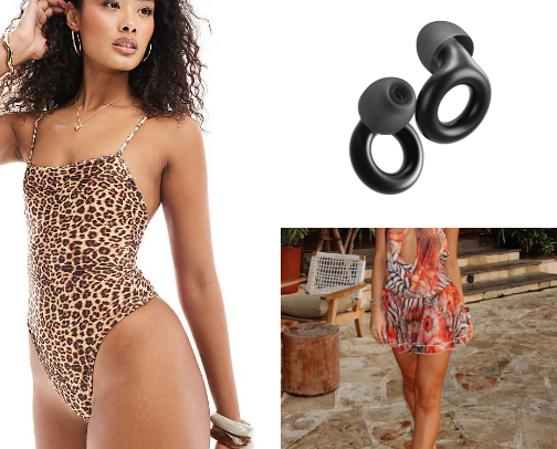Beach Town Fashion and Travel Must-Haves cover photo collage
