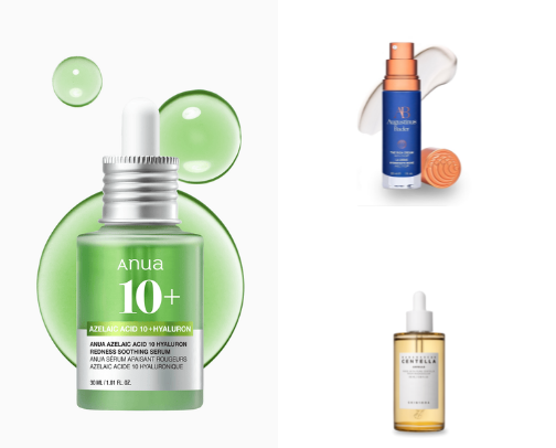 Skincare That Cleared my ACNE cover photo collage