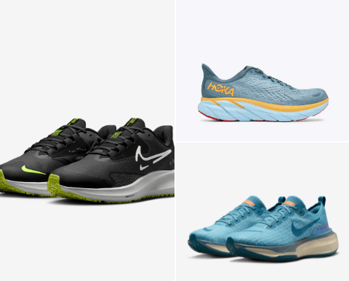 Most comfortable sneakers cover photo collage