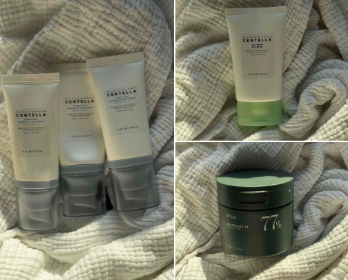 skincare favs🫧🧴 cover photo collage