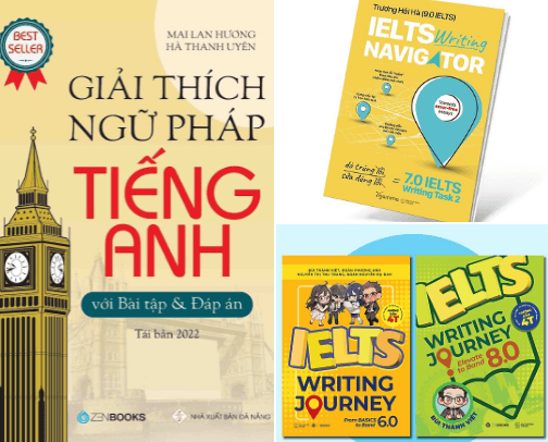 [the intranverted] Sách tự học IELTS cover photo collage