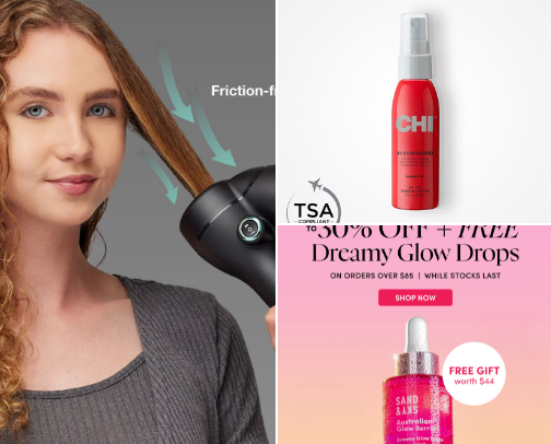 Hair Care cover photo collage
