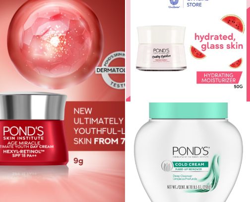 POND's Age Miracle Cream cover photo collage