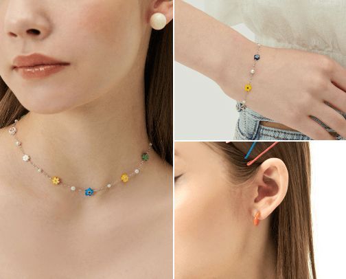 Fashion jewelry for 2023 cover photo collage