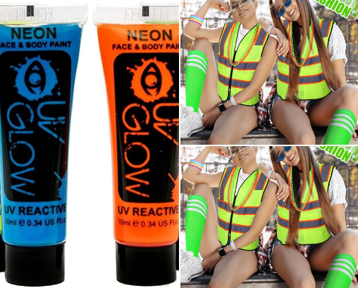 Must have for Glow Party cover photo collage