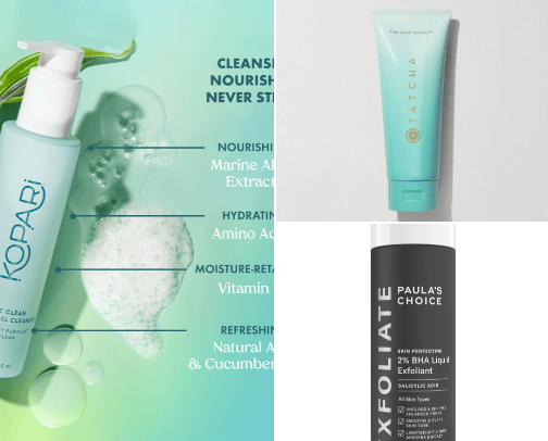 Morning skincare (on a budget) 🫧 cover photo collage