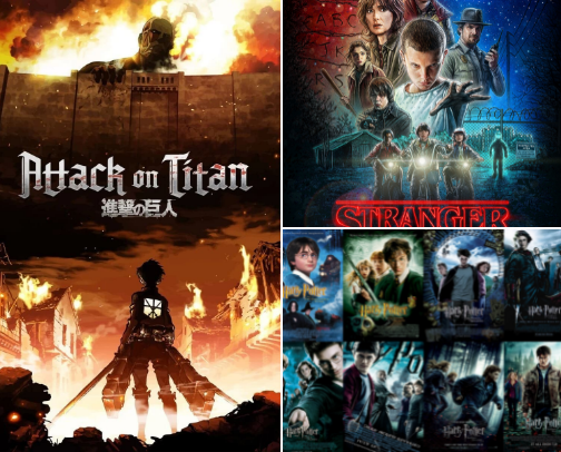 Movie/Anime/Series Haul 🎬🎞️ cover photo collage
