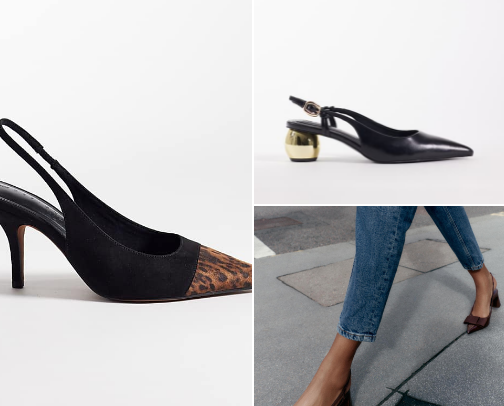 New In: Slingbacks 👠 cover photo collage