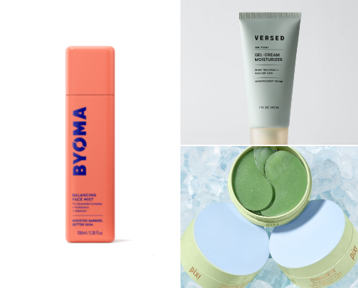 Skin care routine cover photo collage