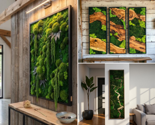 Bringing the Outdoors In: My Favorite Preserved Moss Decor cover photo collage