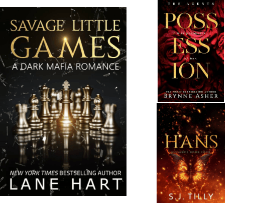 My favorite mafia romances cover photo collage