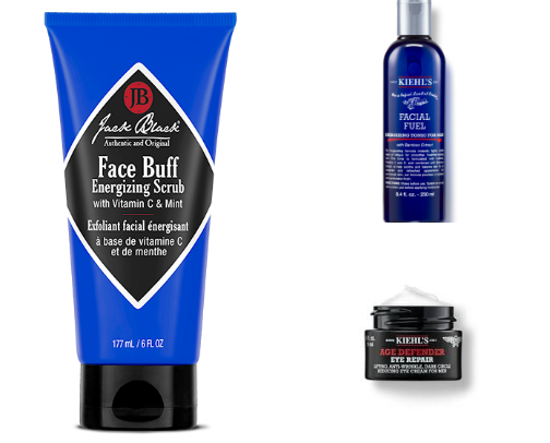 Must have skincare that simple, effective and made for men. cover photo collage