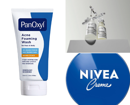 Skincare for hormonal acne cover photo collage