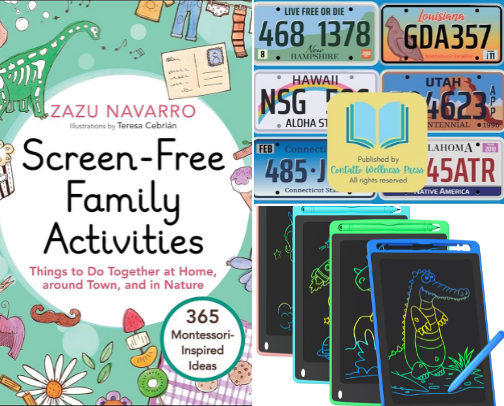 Screen-Free Activities cover photo collage