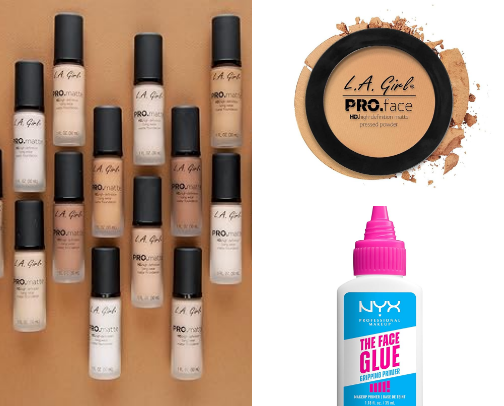 Baddie on a budget make up Glam cover photo collage