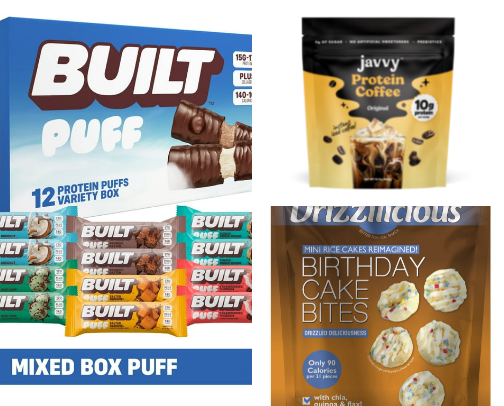 best snacks filled with protein! cover photo collage