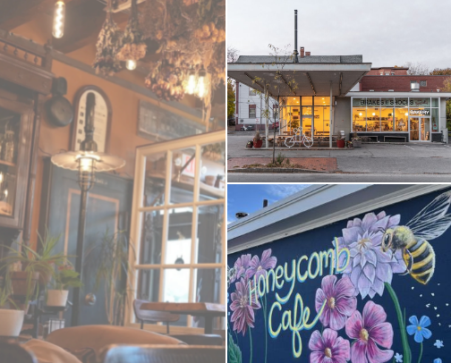 Cafes☕️🍵 cover photo collage