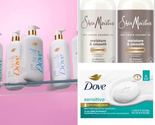 My shower/hygiene must haves 🫧 cover photo collage