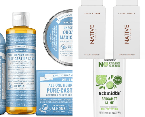 Natural Hygiene Products cover photo collage