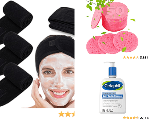 My Favorite Amazon Skincare cover photo collage