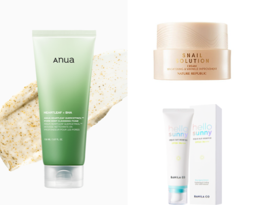Minimalist Skincare for Combination Skin | Lightweight Daily Routine with Korean & Japanese Favorites cover photo collage