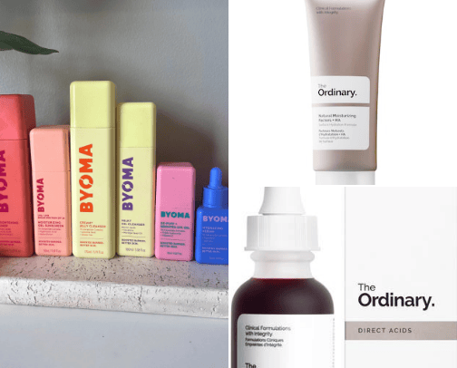 Skin care cover photo collage